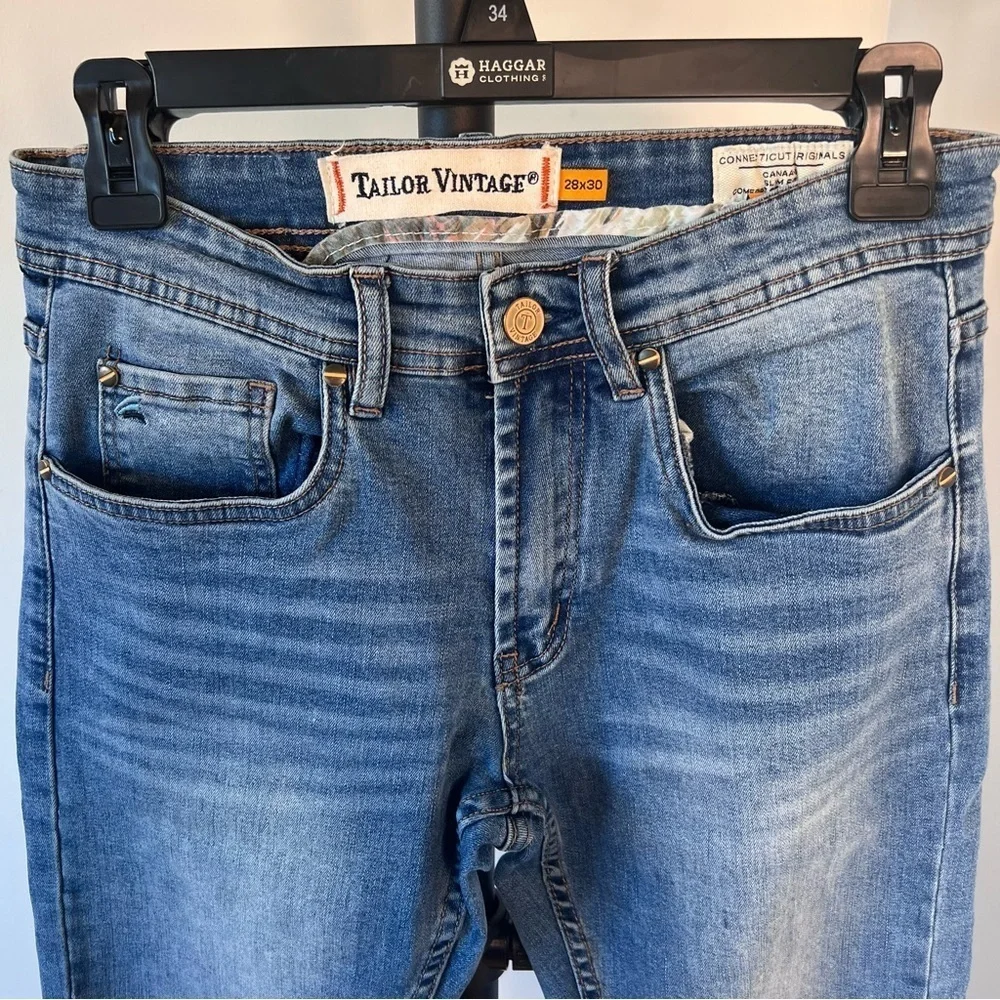 Tailor Vintage Canaan Slim Fit Denim Jeans Size 28x30